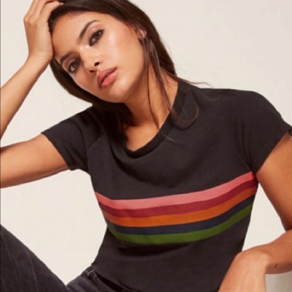 Reformation 70s tee. Xs